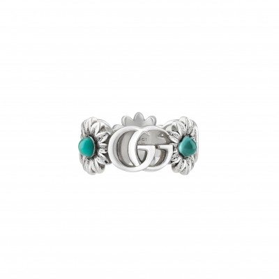 GUCCI GG MARMONT MOTHER OF PEARL RING 527394J84408184